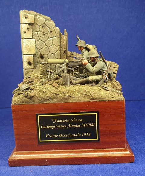 Modello Mitragliatrice MG 08/15 Spandau WWI - Sarik Hobbies - Scegli Scala 1/4, 1/5, 1/6